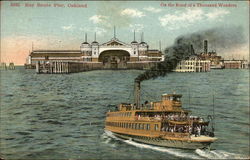 Key Route Pier Oakland, CA Postcard Postcard