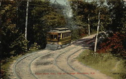 Eagle Rock Car, Top of Orange Mountain New Jersey Postcard Postcard