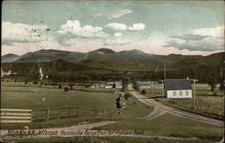 Presidential Range from the Highland Road Postcard