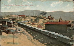 Train Load of Copper Ore Butte, MT Postcard Postcard