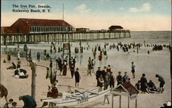 The Iron Pier, Seaside, Rockaway Beach, N.Y New York Postcard Postcard