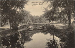 The Rustic Bridge Niagara Falls, NY Postcard Postcard