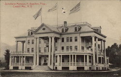 Schoharie Mansion Sharon Springs, NY Postcard Postcard