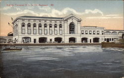 Buffalo Terminal D.L. & W. Railroad New York Postcard Postcard