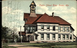 Public School Bldg Postcard