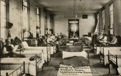 Morning in Barracks at Soldiers' Home Leavenworth, KS Postcard Postcard