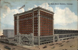 La Salle Street Station Chicago, IL Postcard Postcard