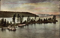 Nigger Head Pointon Coeur d'Alene Lake Idaho Postcard Postcard