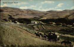 Typical Western Ranch Postcard