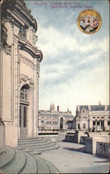 Looking West from Agricultural Building Steps Postcard