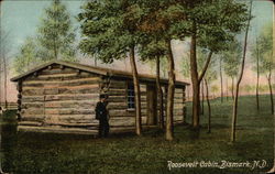 Roosevelt Cabin Bismarck, ND Postcard Postcard