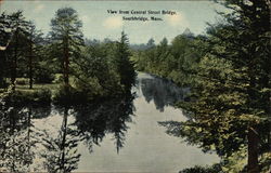 View from Central Street Bridge Postcard