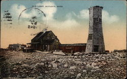 Old Light Scituate, MA Postcard Postcard