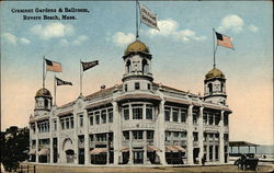 Crescent Gardens & Ballroom Revere Beach, MA Postcard Postcard