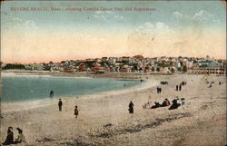 Beach View, Showing Condits Dance Hall and Beachmont Revere Beach, MA Postcard Postcard