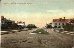 Victoria Avenue Looking West Regina, SK Canada Saskatchewan Postcard Postcard