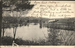 St. Francis River Postcard