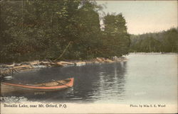 Bonallie Lake Mt. Orford, PQ Canada Quebec Postcard Postcard