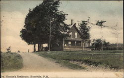 Mrs. Hunter's Residence Bondville, PQ Canada Quebec Postcard Postcard