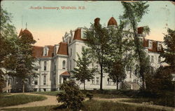 Acadia Seminary Wolfville, NS Canada Nova Scotia Postcard Postcard