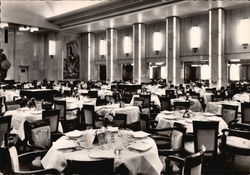 Dining Room, French Line Liberte Boats, Ships Postcard Postcard