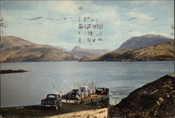 Kylesku Ferry Loch Cairnbawn, Scotland Postcard Postcard