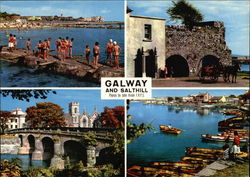 Galway and Salthill Postcard