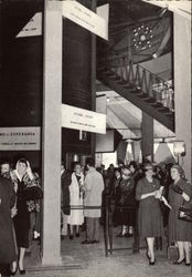 Reception Hall and Lift, Atomium Postcard