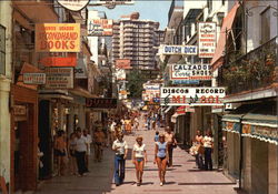 San Miguel Street Torremolinos, Spain Postcard Postcard