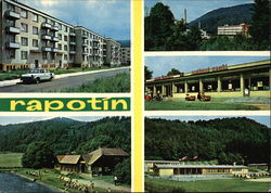 Views of Rapotin Czech Republic Eastern Europe Postcard Postcard