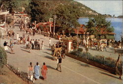 Mall Road Nainital, India Postcard Postcard