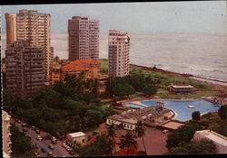 Breach Candy Swimming Pool Mumbai, India Postcard Postcard