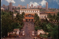 Bombay Central Station Mumbai, India Postcard Postcard