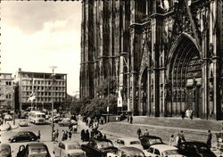 Cathedral - South Door Cologne, Germany Postcard Postcard