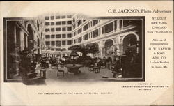 The Famous Court of the Palace Hotel Postcard