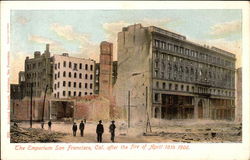 The Emporium After the Fire of April 18th, 1906 Postcard