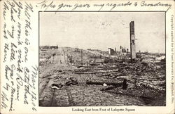 Looking East from Foot of Lafayette Square San Francisco, CA Postcard Postcard