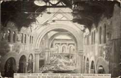 Interior Ruins of the Memorial Church, Stanford University Palo Alto, CA Postcard Postcard