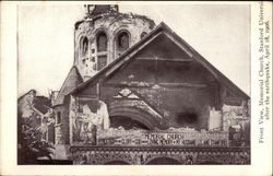 Front View, Memorial Church, Stanford University Postcard