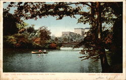 Central Park - Lake and Bridge New York, NY Postcard Postcard