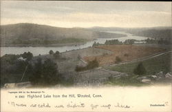 Highland Lake from the Hill Postcard