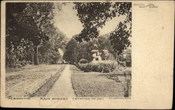 Looking Up Main Street South Windsor, CT Postcard Postcard