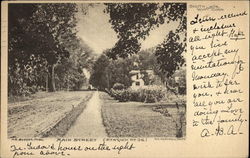 Looking Up Main Street South Windsor, CT Postcard Postcard