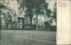 Mrs. Samuel Colt's Residence Hartford, CT Postcard Postcard