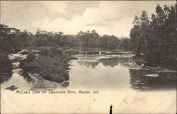 McCoy's Dam on Salamonie River Postcard