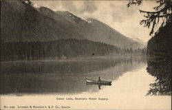 Cedar Lake, Seattle's Water Supply Postcard