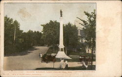 Summit Park - Soldiers Monument Postcard