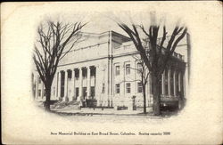 New Memorial Building on East Broad Street Columbus, OH Postcard Postcard