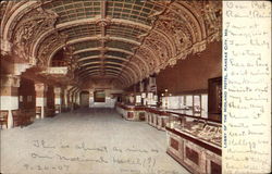 Lobby of the Midland Hotel Postcard