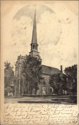 First Baptist Church Malone, NY Postcard Postcard